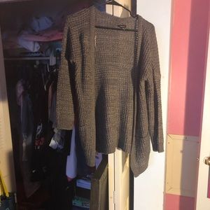 Grey cardigan